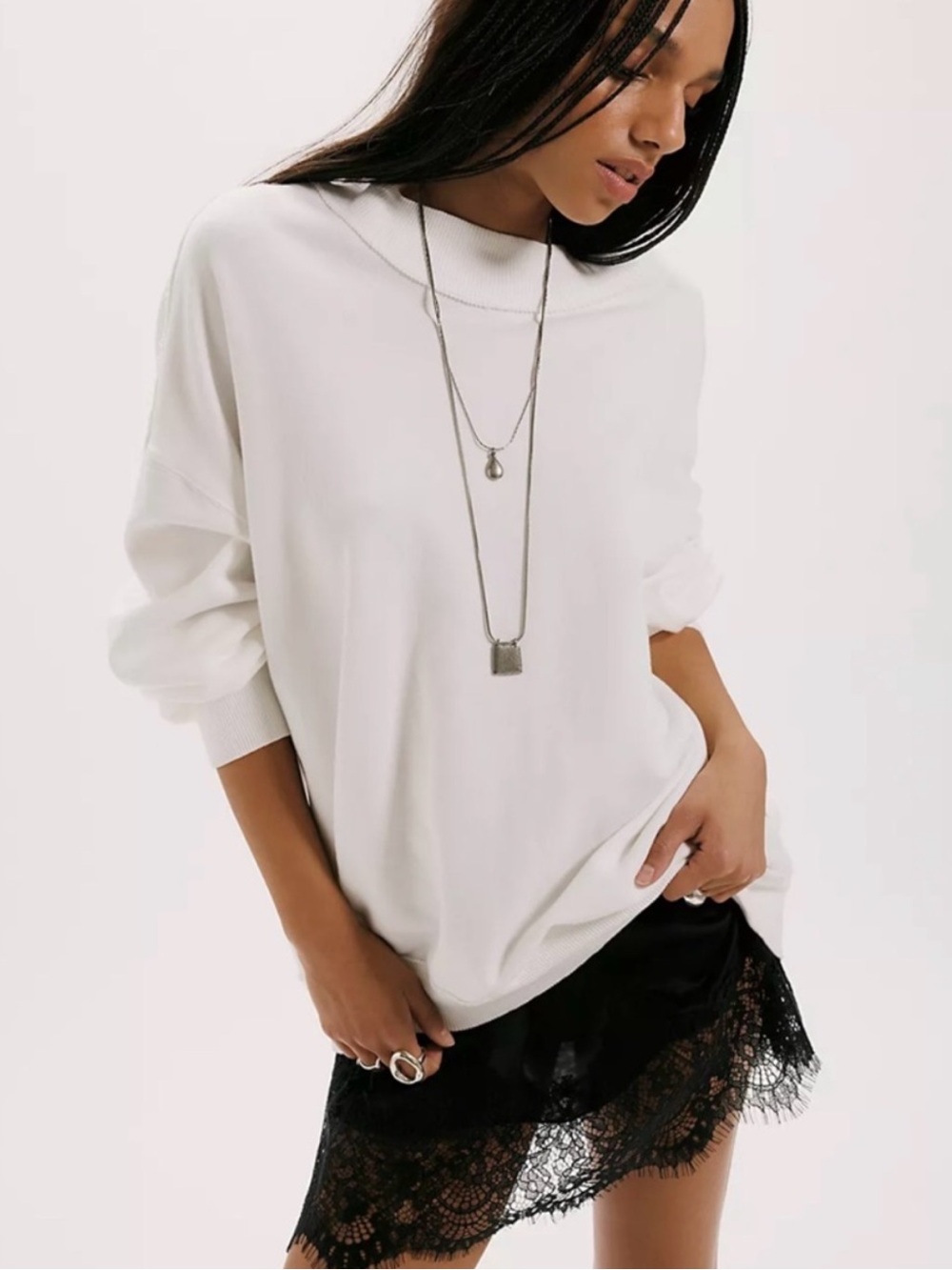 Free People We The Free Palm Springs Pullover. Clean ivory
